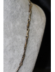 Collana in argento e bronzo modello catena