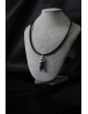 Collana spirale con ametista e argento