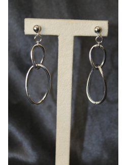 Coppia orecchini fantasia in argento