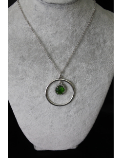 Collana alchimia in argento con pietra