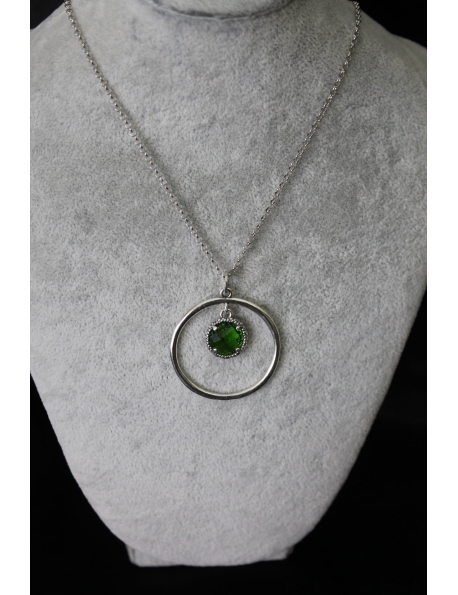 Collana alchimia in argento con pietra