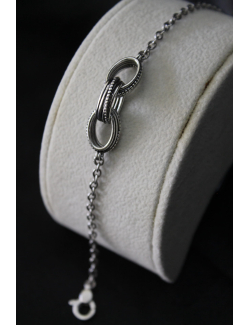 Bracciale intrecci in argento