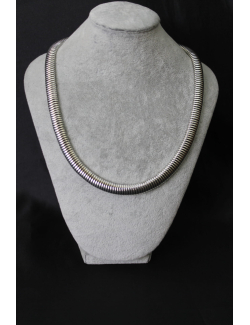 Collana tubogas in argento cm 45
