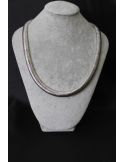 Collana tubogas in argento cm 45