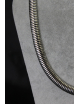 Collana tubogas in argento cm 45