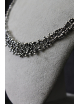 Collana perlage in argento cm 40