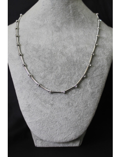 Collana satellite in argento cm 44