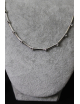 Collana satellite in argento cm 44