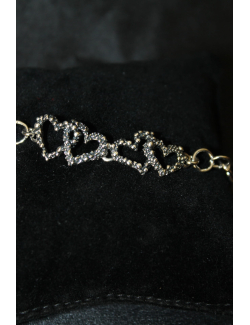 Bracciale cuori piccolo in argento