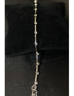 Bracciale satellite in argento