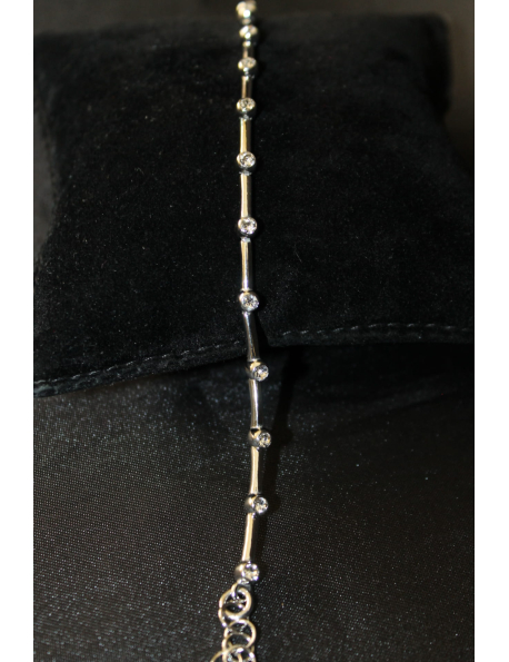 Bracciale satellite in argento