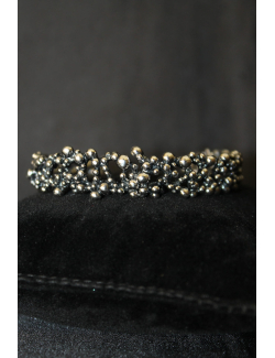 Bracciale perlage in argento