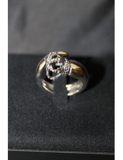 Anello in argento con corona