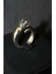 Anello in argento con corona