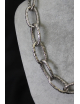 Collana croco in argento cm 50