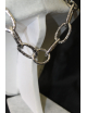 Collana croco in argento cm 50