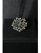 Anello perlage in argento mis. 16