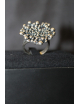 Anello perlage in argento mis. 16