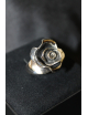 Anello modello rosa in argento