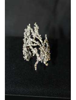 Anello ramo di corallo in argento