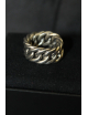 Anello modello catena in argento