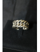 Anello modello catena in argento