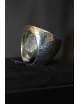Anello martellato in argento massiccio