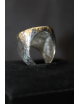 Anello martellato in argento massiccio