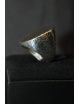 Anello martellato in argento massiccio
