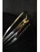Bracciale a cerchi in filo tutto in argento