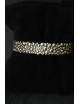 Bracciale rigido pralinato in argento massiccio
