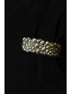 Bracciale rigido pralinato in argento massiccio