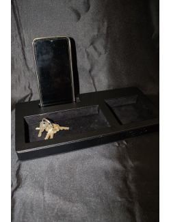 Svuotatasche porta cellulare in simil pelle