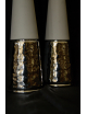 Coppia candelabri con base in argento