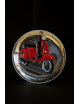 Orologio con piastra in argento vespa