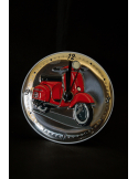 Orologio con piastra in argento vespa