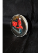 Orologio con piastra in argento vespa