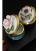 scatoline in porcellana con fiori